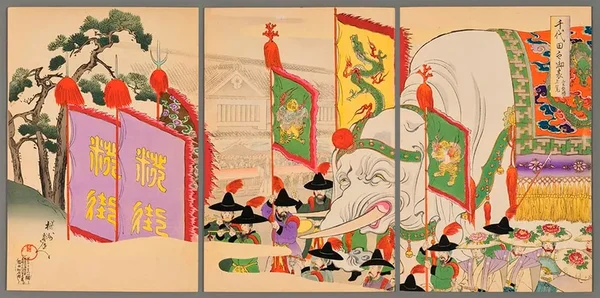 Viewing the Sannô Festival