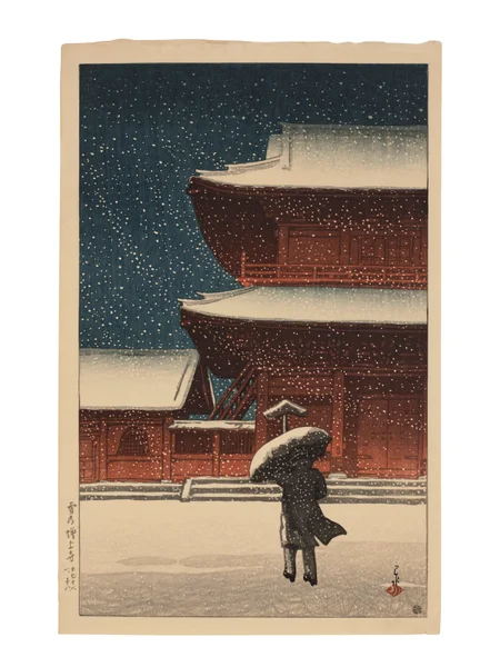 Yuki no Zojoji (Snow at Zojoji Temple)