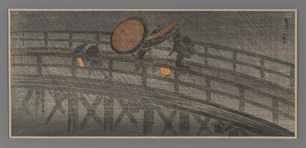 Night Shower at Izumi Bridge