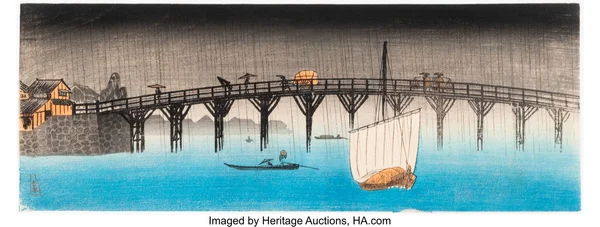 Rain over Makura River